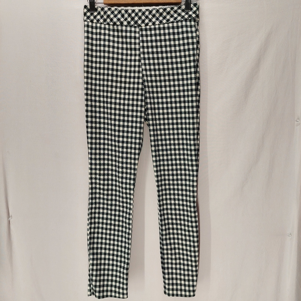 H&M gingham checked Dress pants size 6